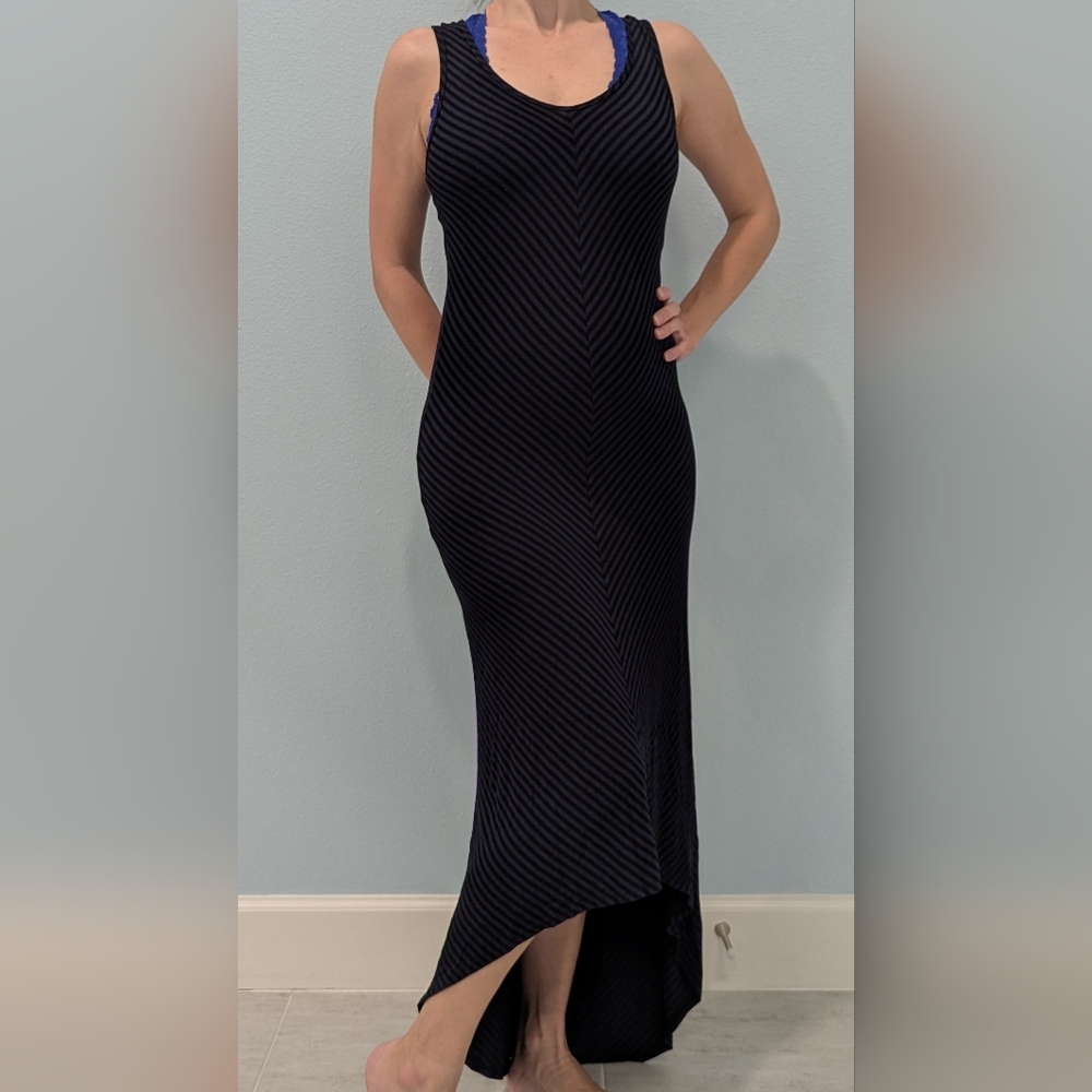 Kenneth Cole Black Trumpet Maxi Skirt for Cocktail